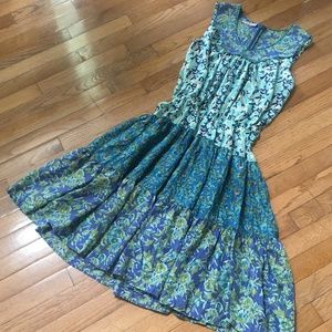 Calypso floral silk dress-NWOT